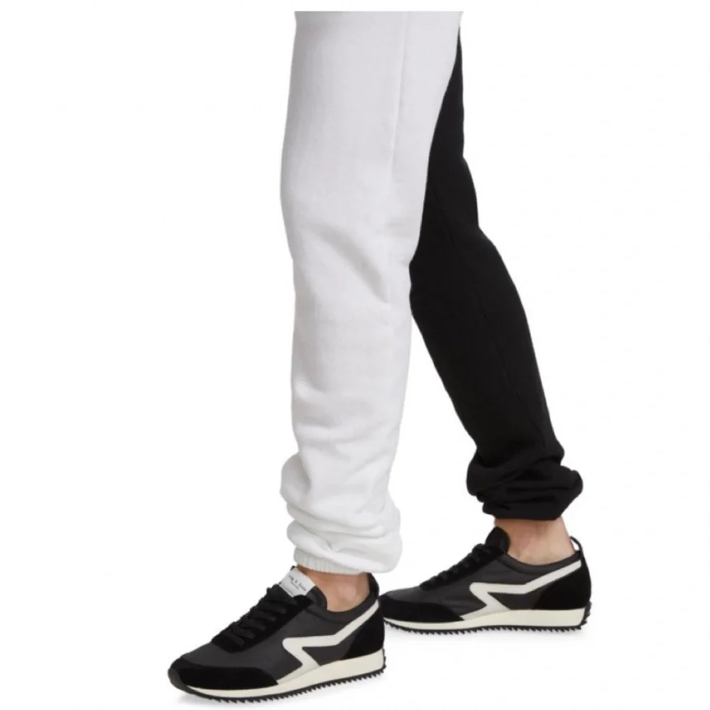 La Detresse The Lovers Leo Jogger Pants Size Sm - Black & White NWT